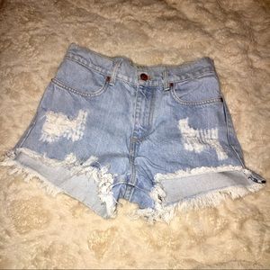 BRANDY MELVILLE HIGH WAISTED SHORTS